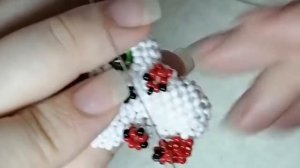Ушастик из бисера. Нижние лапки. Амигуруми из бисера. Туториал. Мастер класс.
