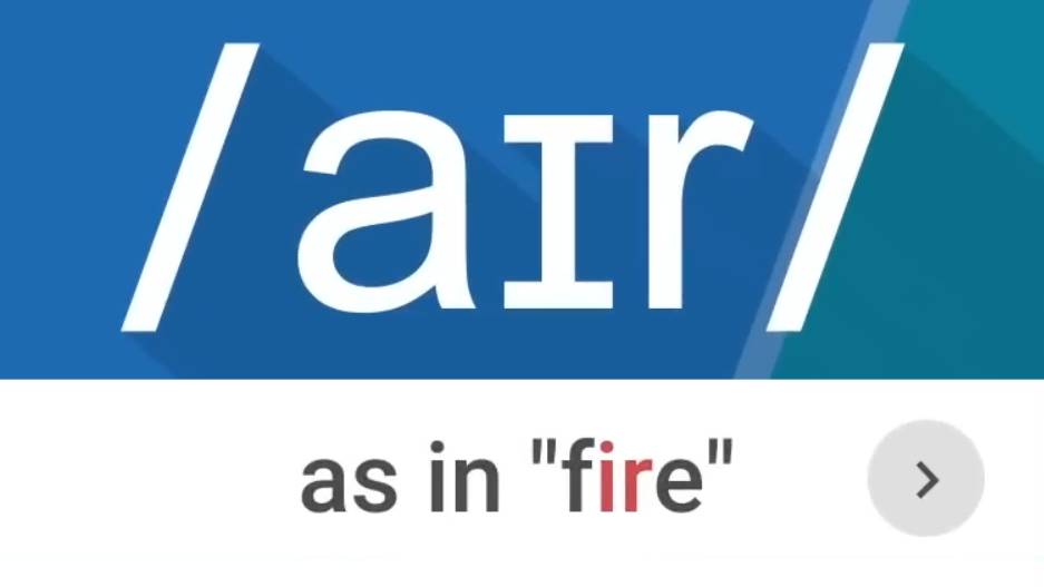 R-Colored Vowel Sound  /aɪr/  as in fire – American English Pronunciation