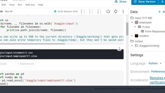 Pandas| Read excel file|Python