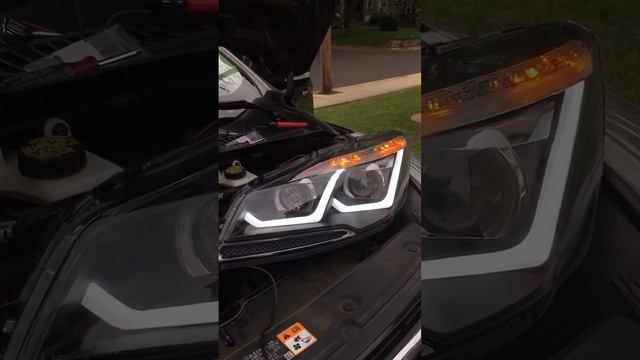 Aftermarket Headlight for my 2013 Escape. Function testing.