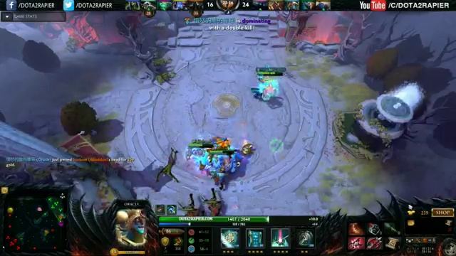 Miracle- Dota 2 [Oracle] Middle + Aghanim's Scepter смотреть онлайн