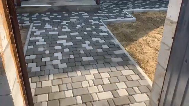 плитка брушатка серый белый мелкий