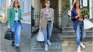 САМЫЕ МОДНЫЕ ДЖИНСЫ 2024💖 СТИЛЬНЫЕ ПРИЕМЫ ДЛЯ ЖЕНЩИН 50+55+60+ В ВЕСЕННИХ ОБРАЗАХ