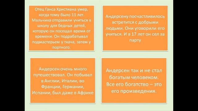Биография Г Х Андерсена смотреть онлайн
