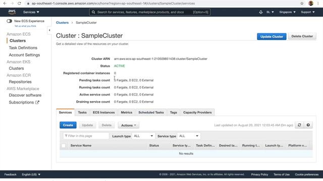 Develop Spring boot REST API in AWS - PART 2 (ECS /ECR/ ECS task)