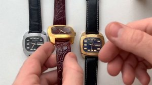 Видеообзор на часы Ракета-телевизор 2628.Н с двойным календарём второй половины 1970-х годов ПЧЗ