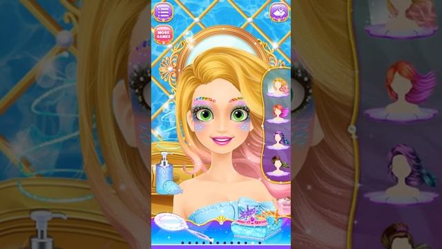 PLAY BEAUTY GAME MAGIC MERMAID SALON #5 | SPA AND MAKE UP GAME | ANDROID/IOS