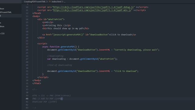 Converting HTML & CSS to PDF смотреть онлайн