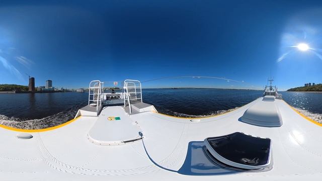 Первый рейс теплохода "Валдай" по маршруту Чебоксары-Казань-Чебоксары. 2022 год смотреть онлайн