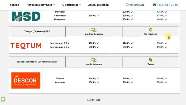 Цены на натяжные потолки с установкой в Великом Новгороде смотреть онлайн