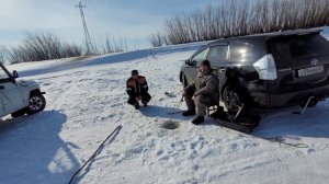 Пошел на рыбалку... все с уловом, я с хорьком.