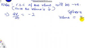 Rates of Change Practice Example1 Part1 Calculus Applications Of Differentiation