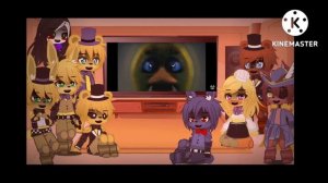 Fredbear's family diner reaction to FNAF 1 song
