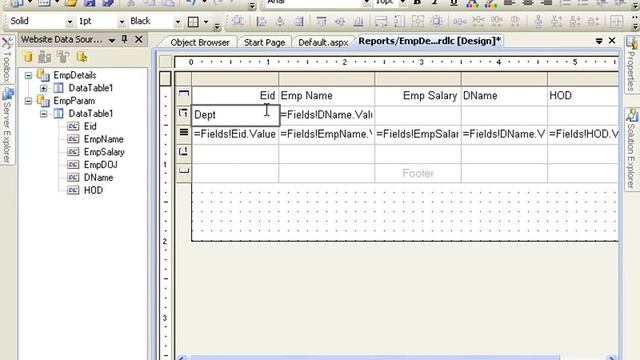 SSRS Client Side Reports - Group By Reports (ASP.Net 39 of 44)