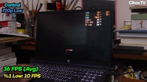 AMD Ryzen 7 5700U İşlemcili HP Pavilion 15 EH1007NT (4H0W6EA) Laptopta Oyun FPS ve Sıcaklık Testler