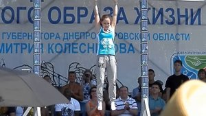 Мировой рекорд по подтягиваниям. 31 раз.