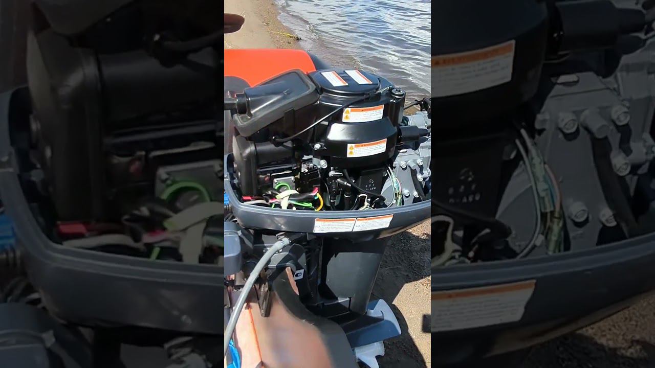 Установка комплекта Kitpro на Yamaha 15 short #shorts #kitpro #лодкиимоторы #yamaha #лодочныймотор