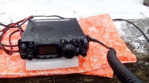 Yaesu FT-817 и 50 метров от железной дороги.