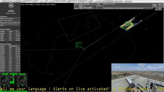 Palma de Mallorca | ATC procedures | IVAO #8 смотреть онлайн