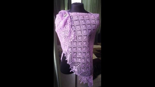 ШАЛЬ СПИЦАМИ - ВДОХНОВЛЯЕМСЯ! shawl with needles смотреть онлайн