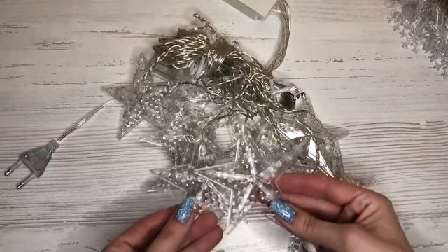 Распаковка с AliExpress/Красивые гирлянды/Гирлянда Снежинки/Гирлянда Звездочки смотреть онлайн