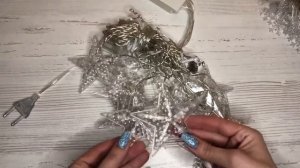 Распаковка с AliExpress/Красивые гирлянды/Гирлянда Снежинки/Гирлянда Звездочки
