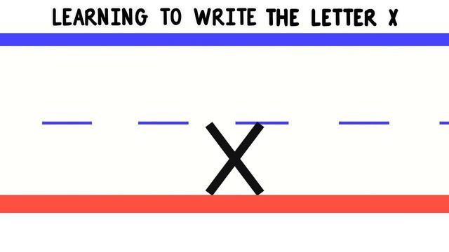 Write the Letter X - ABC Writing for Kids - Alphabet Handwriting by 123ABCtv смотреть онлайн