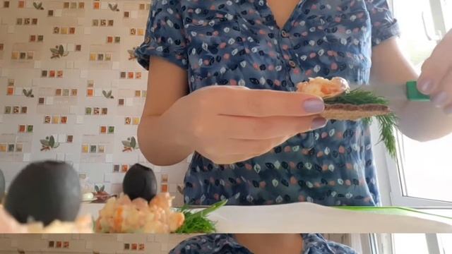 7 ✅ Авторский рецепт! Закуска на хлебцах -3 варианта | 
закуска на новый год
меню на новый год