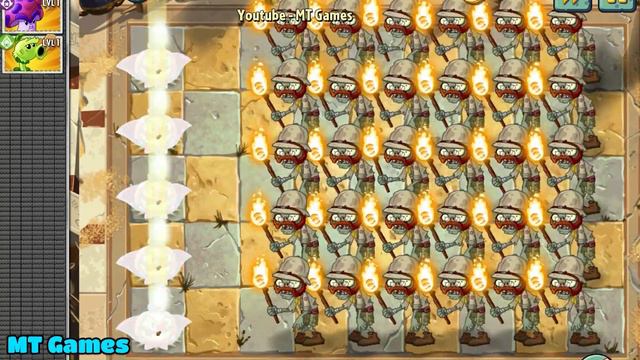 All Plants use 1 Power Up Vs Team Explorer Zombie - PvZ 2 Challenge смотреть онлайн