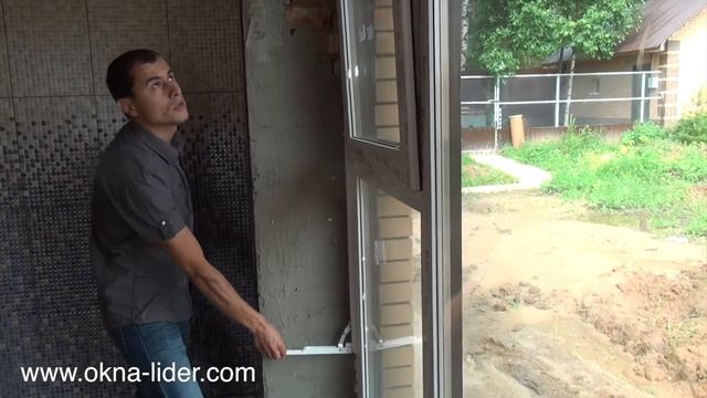 Ручное дистанционное открывание пластикового окна в виде жесткой тяги смотреть онлайн