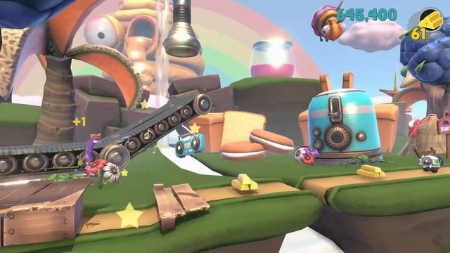 Runner3 - Full Game Part 1 (Foodland Gold Run) | PS4 Gameplay | Joypads and Dsticks смотреть онлайн