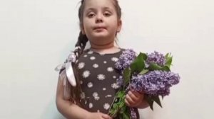 Голубенко Анна, 5 лет, группа №9 читает стихотворение Натальи Майданик "День Победы"#КонкурсПобедите