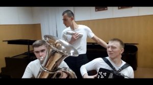 Что такое осень ДДТ кавер на баяне, гитаре, тубе и флейте