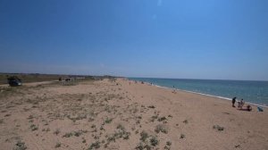 Дельфиний пляж в Заозерном, Евпатория на Песчанке