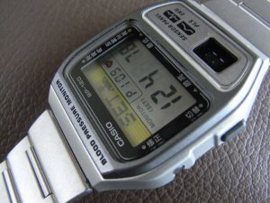Винтажные часы Casio Bp-120 с двойным датчиком измерения артериального давления, Япония-1993-год