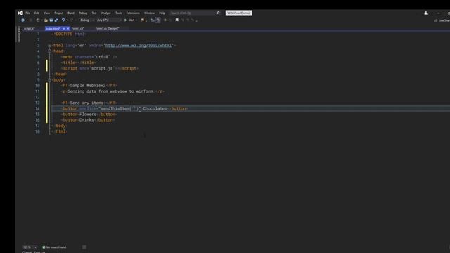 WebView2 C# - Transfer data from WebView to Winform Part 2 смотреть онлайн