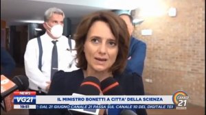 VG21 del 27 giugno 2022 - L’incontro a Città della Scienza Elena Bonetti