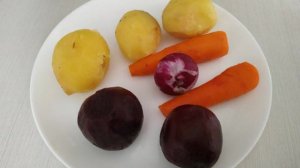 Винегрет с маринованной капустой