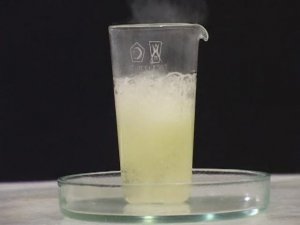 Химия. Опыты. Неорганика. Выделение газа - признак химической реакции