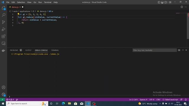 JavaScript Reduce Function