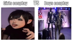 Girls cosplay vs Boys cosplay  (Metal Gear Rising) #2