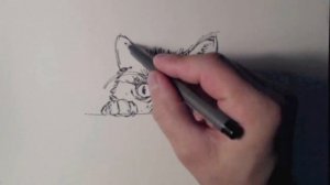 Inktober Art Process: Kitten Sketch