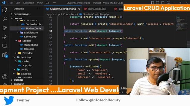 Building a CRUD application using Laravel 10 | PHP framework