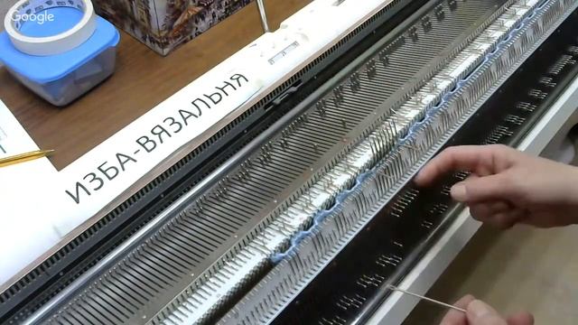 Открытый мастер-класс машинного вязания: двухфонтурная шапка "РОМБЫ", #связалипобежали