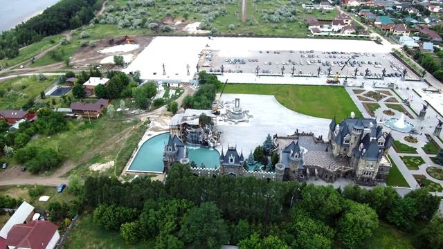 Замок Гарибальди с высоты птичьего полета (село Хрящевка) 14.06.2021 смотреть онлайн