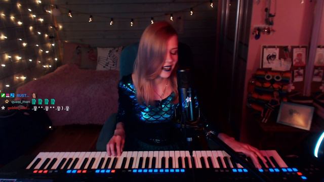 16.08.2022 - музыкальный стрим на твиче. Пою вживую под пианино. Кавера и авторские песни смотреть онлайн