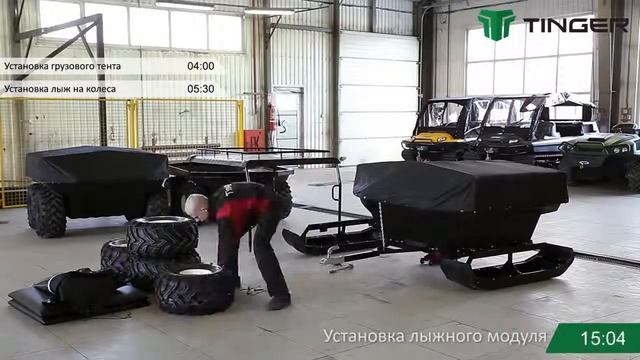 Установка опций на прицеп Tinger смотреть онлайн