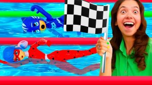 Детский садик Капуки Кануки – Водные соревнования – Видео для детей про игрушки