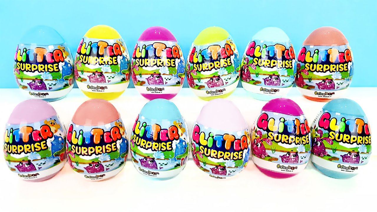 Пластиковые яйца GLITTER SURPRISE СБАБАМ! Сюрпризы, ИГРУШКИ АНИСТРЕСС Sbabam Surprise unboxing смотреть онлайн