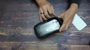 Герметичная велосипедная сумка-бардачок с отделением для телефона ROCKBROS 017-1BK